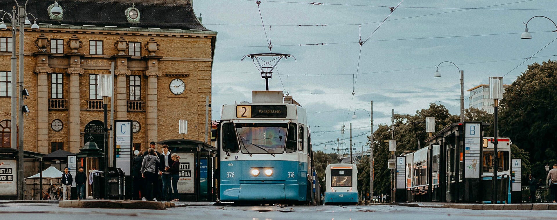 Nyproduktion Göteborg - Foto på spårvagn