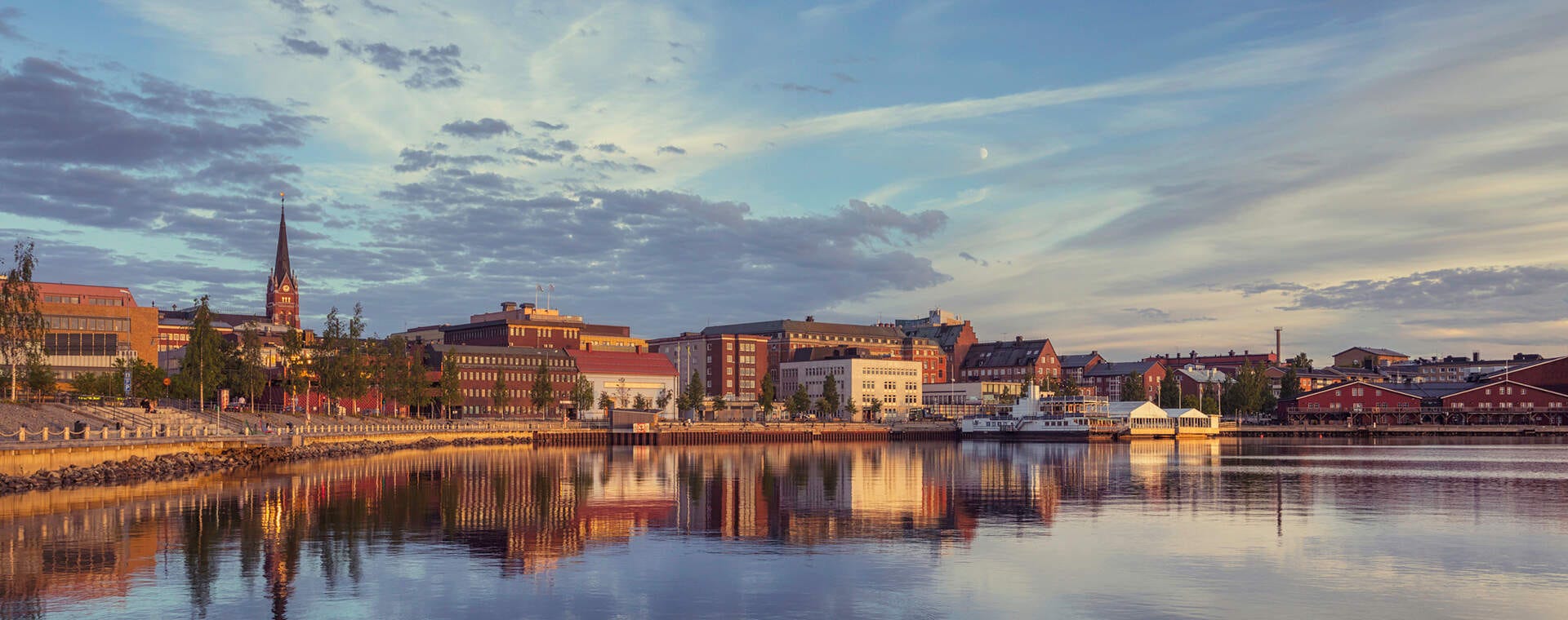 Nyproduktion Luleå - Foto på Luleå vid vattnet