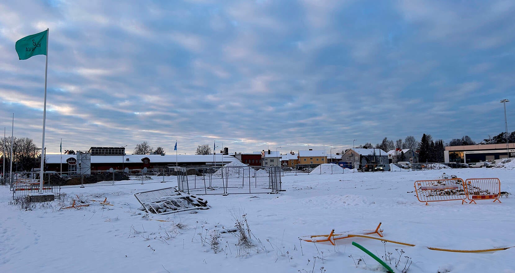 Här på Hagaliden kommer det nya bostadskvarteret Motorn att byggas